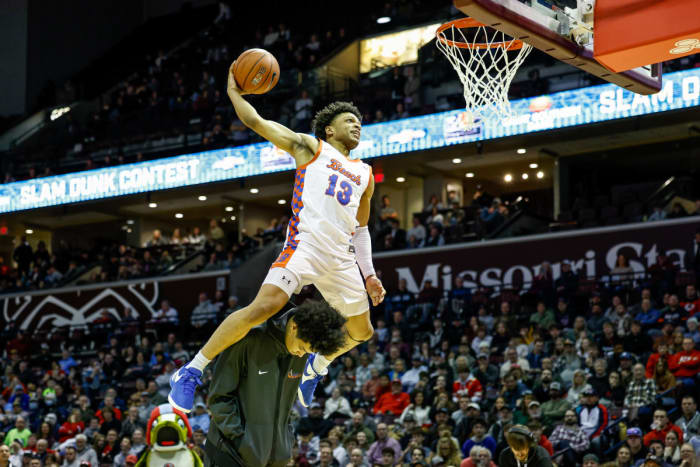 Bass Pro Tournament of Champions Missouri boys basketball dunk contest January 13 2024 Nate Latsch 25448